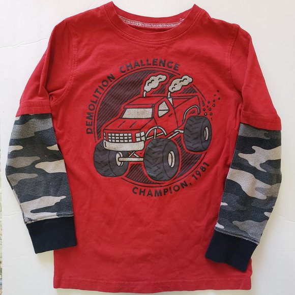 jumping beans Other - Jumping Beans Boys Size L(7) Long Sleeve Logo Thermal Kids Shirt